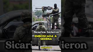 SICARIOS EMBOSCARON A MILITARES AL SUR DE CULIACÁN shorts mexico narcos culiacan [upl. by Namara]