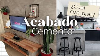 ✅ ¿Quieres poner ACABADOS en TU CASA de CEMENTO PULIDO o Microcemento [upl. by Marilyn]