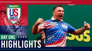 SHOCKS IN NEW YORK Day One Highlights  2023 Bet365 US Darts Masters [upl. by Slemmer]