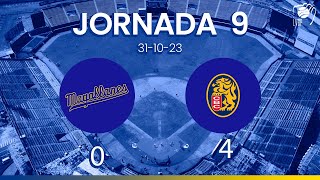 JORNADA 9 RESUMEN  Navegantes del Magallanes 0  Leones del Caracas 4 LVBP 2324 311023 [upl. by Franza]