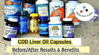 COD Liver Oil Supplements Results Before amp After  COD Liver Oil Benefits  Healthy Fixes [upl. by Slaby212]