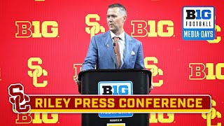 USC HC Lincoln Riley Press Conference  2024 B1G Football Media Days [upl. by Pearla]