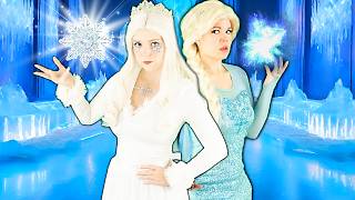 ICE QUEEN vs SNOW QUEEN thejessicakaylee COLLAB [upl. by Siusan]