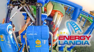 DRAGON ROLLER COASTER On Ride POV  Energylandia [upl. by Arimihc]