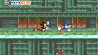 World of Illusion Starring Mickey Mouse and Donald Duck 2 player Netplay game [upl. by Octavla]