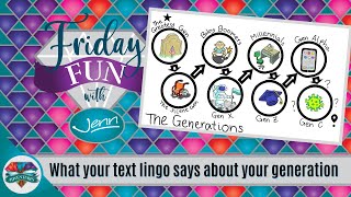 Friday Fun with Jenn What your text lingo says about your generation  Diamond Painting and More [upl. by Omle]