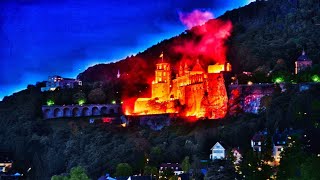 The destruction of Heidelberg Castle in the Nine Years War 16881697 [upl. by Rosina205]