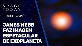 JAMES WEBB FAZ IMAGEM ESPETACULAR DE EXOPLANETA  RUMOA2MILHOES [upl. by Olette]