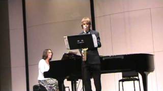 Tableaux De Provence Movements I amp II on Alto Saxophone by Paule Maurice [upl. by Nordek]