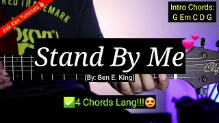 Stand By MeBanyo Queen  Ben E KingAndrew E 4 Chords Lang😍  Super Easy Chords [upl. by Gniy182]