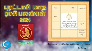 புரட்டாசி மாத கன்னி ராசிபலன்கள் Puratasi Tamil Month Kanni Rasi Palangal [upl. by Reina]