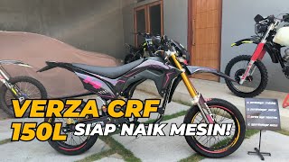 PAKET PREMIUM BODYSET CRF 150L PNP MESIN VERZA OTEWE SUMATRA ‼️ [upl. by Ennayar]