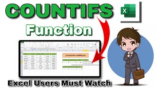 Countifs Formula in Excel  Countifs Function with multiple criteria  Counifs Function in Hindi [upl. by Verne540]