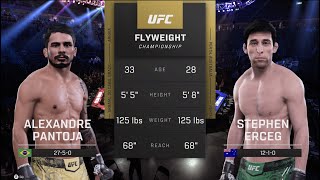 UFC 301 Pantoja vs Erceg UFC 5 Simulation [upl. by Adnarram251]