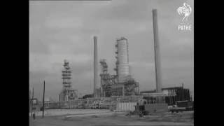 The reopening and extension of Fawley Oil Refinery near Southampton in 1951 [upl. by Olympe]