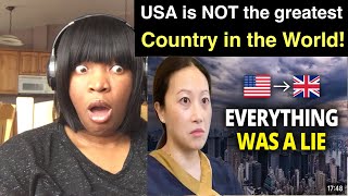 After moving to the UK She Realized…  The view on America after living abroad UK American Reacts [upl. by Renzo]