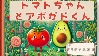 【絵本アニメ】トマトちゃんとアボガドくん【読み聞かせ】朗読 寝かしつけ絵本 [upl. by Einahets]