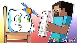 Skribblio but I cant stop drawing Minecraft things  Skribblio Funny Moments [upl. by Asela]