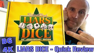 Liars Dice  Boardgames 4K Review  Still Worth It [upl. by Lattonia59]