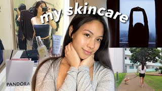 How I keep my skin clear grwm  shopping [upl. by Reilly]