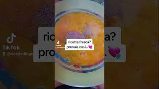 FAI LA RICOTTA FRESCA COSÌ 💘 food ricotta frittata egg foodie cooking cucina [upl. by Nnaoj919]