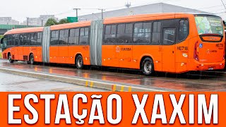 Estação Xaxim CuritibaPR  Movimentação de Ônibus 813 [upl. by Mont]