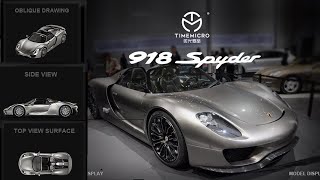 Time Micro 164  Porsche 918 Spyder  Liquid Silver [upl. by Cupo]