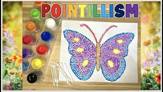 Pointillism Painting Technique for Beginners  ART FOR KIDS [upl. by Feola]