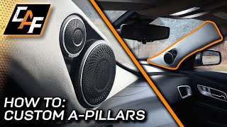 HighEnd Speakers in Custom APillars How to build [upl. by Loralee167]