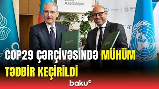 COP29la bağlı məktub mübadiləsinin imzalanma mərasimi  Almaniya [upl. by Travus740]