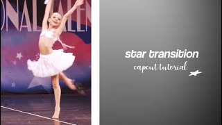 requested star transition tutorial  capcut 🤍 [upl. by Brynn]