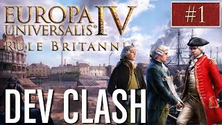 EU4  Paradox Dev Clash  Episode 1  Rule Britannia [upl. by Fillbert]