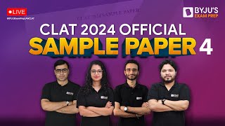 🔥 CLAT 2024 Sample Paper 4 🔥  Detailed Analysis and Discussion  CLAT 2024 Preparation [upl. by Mendez]