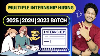 Big Intern Hirings for SDE  OFF Campus Drive  Latest Job Updates  2025  2024  2023Batch Hiring [upl. by Yerkovich214]