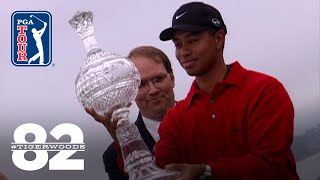 Tiger Woods wins 2000 ATampT Pebble Beach National ProAm  Chasing 82 [upl. by Ailhat]