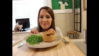 ASMR Steak And Stout Meat Pie Soft Speaking  Cutlery  Eating Sounds [upl. by Peckham249]