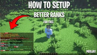 How To Setup Better Ranks in Your Minecraft Server Use Item Adder Plugin For Free [upl. by Lleddaw]