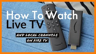 How to Watch Live TV and Local Channels on Fire Stick amp Fire TV Cube [upl. by Jorgenson365]