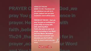 VERSE AND PRAYER OF THE DAY meditationmusic [upl. by Ahsyat90]