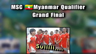 Burmese Ghouls VS Falcon Esports  Bo7   MSC Myanmar Qualifier Grand Final [upl. by Elokcin]