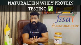 ➡️Naturaltein whey protein testingManufacturing unit audit by FSSAI ✅ [upl. by Conlan904]