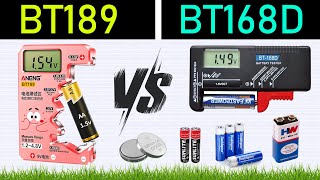 Universal Battery Tester 9V AAA AA Button Cell With LCD Digital Display  Aneng BT189 VS BT168D [upl. by Oberstone534]