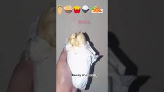 ASMR MUKBANG  Cheesy Shawarma Crunchy Veggies amp Tasty Fries  Eating Sounds FoodLovers Delicious [upl. by Adnahcal]