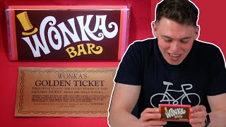 Scottish People Try Willy Wonka Chocolate Bars [upl. by Porte]