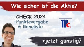 McCormick Aktienanalyse 2024 Wie sicher ist die Aktie günstig bewertet [upl. by Alohs380]