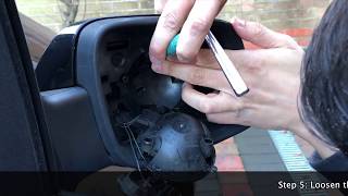 How to Fix amp Replace the side mirror indicator on a MercedesBenz  AClass or BClass W169  W245 [upl. by Idnahr]