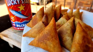 How To Make Tin Fish SamosasA Step By Step Tutorial From scratch To Finish [upl. by Gracye304]