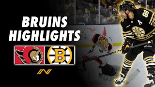 Bruins Highlights Best of David Pastrnaks 17th Career Hat Trick Second of Season [upl. by Touber]