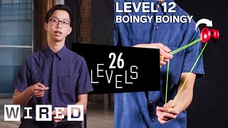 26 Levels of YoYo Tricks Easy to Complex  WIRED [upl. by Reuben236]