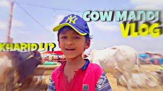 AAJ GYE MANDI😀  KHARID LI COW 🐄 VLOG 1  ArishForFun [upl. by Airdnala]